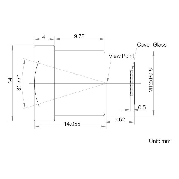 HIKROBOT Lens, M12 Series HF - Image 2