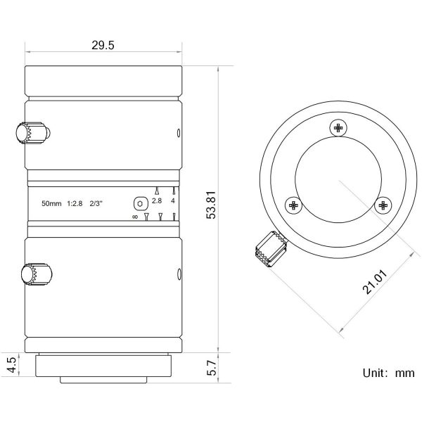 HIKROBOT Lens, FA Series, MF - Image 2