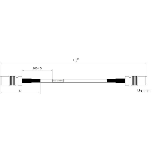 HIKROBOT Data Cable, COAXPRESS, DIN to DIN, single core, 5m, Flexible - Image 2
